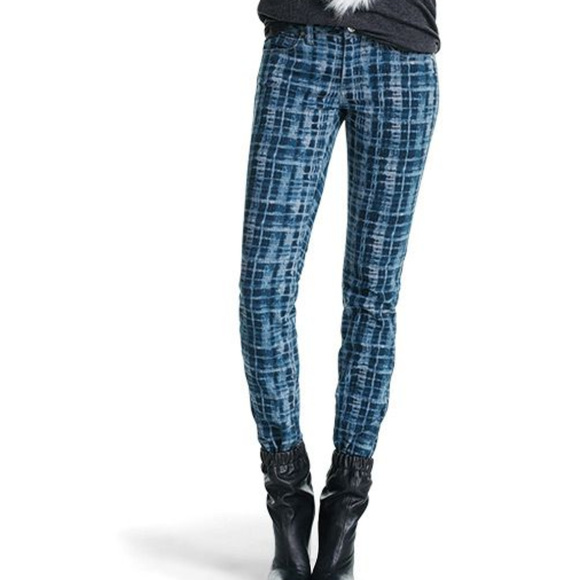 Amazing cabi Fall 2015 Grid Skinny Jean •Navy/Gray - Picture 5 of 7